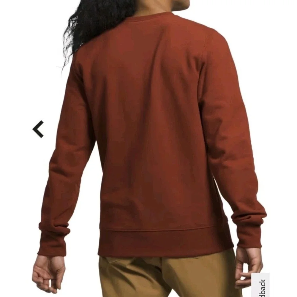 The North‎ Face Heritage Patch Crew Neck Sweatshirt M Woman Mauve Pink Pullover